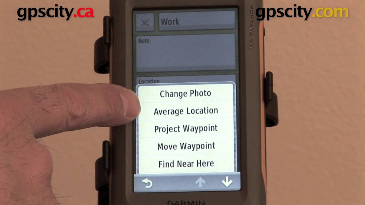 Garmin Montana 600 650 650t: Mark a Waypoint @ gpscity.com