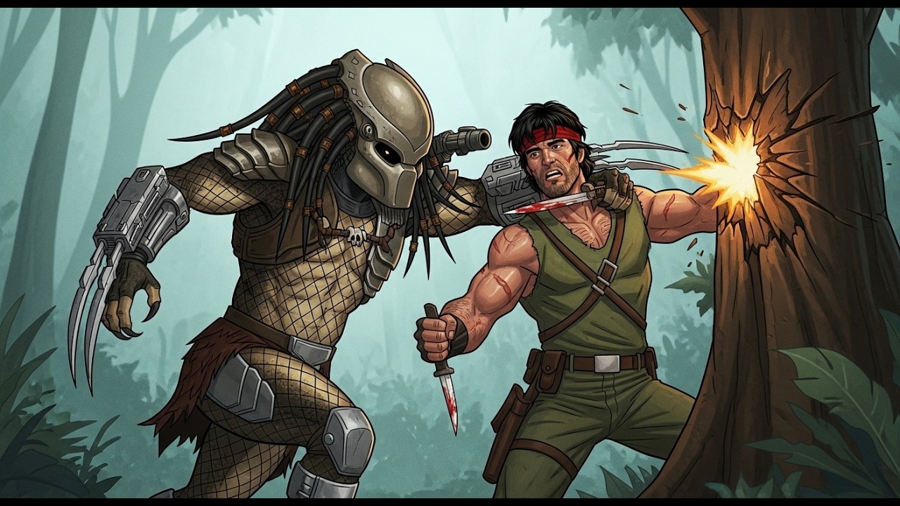 What If John Rambo Entered The Predator Universe?
