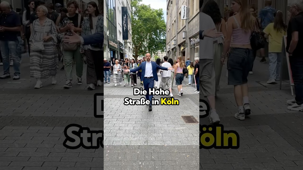 Die Hohe Stra&szlig;e und die Schildergasse in K&ouml;ln #geschichte #shopping #reisen #k&ouml;ln