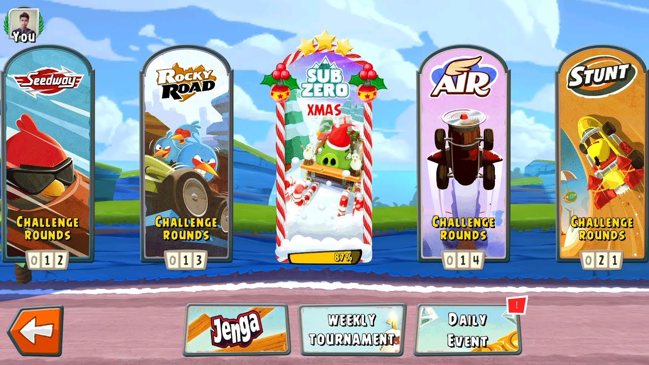 Angry Birds Go! Christmas Update Gameplay Android / iOS