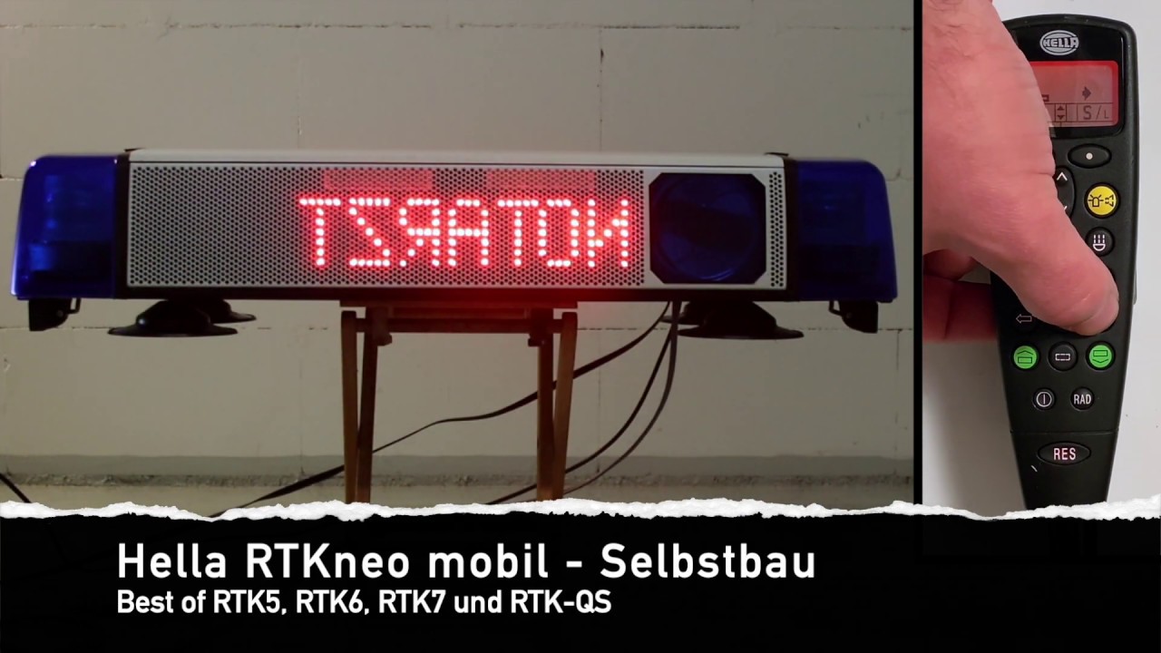 Hella RTKneo Mobil - Selbstbau aus RTK5, RTK6, RTK7 und RTK-QS