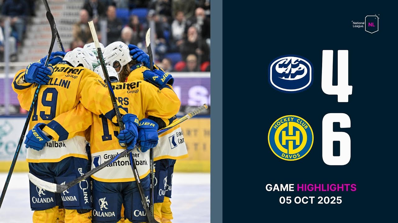 HC Ambri Piotta vs. HC Davos - Game Highlights