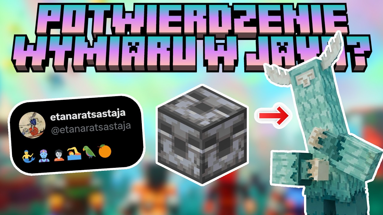 Potwierdzenie WYMIARU w JAVA? + Zagadka - Rozwiązujemy! Tajemnica Moba - Śpiewaka!  (740/945)