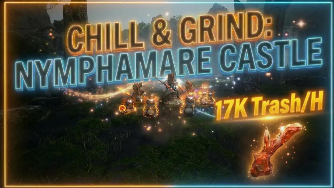 Chill Grind & Loot 1 Hour in Nymphamare Castle | Musa Awakening | Black Desert (2lvl+Agris+Scroll)