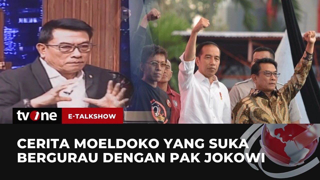 Sering Bercanda Bersama, Begini Kedekatan Luar Biasa Moeldoko dan Jokowi | E-Talkshow tvOne