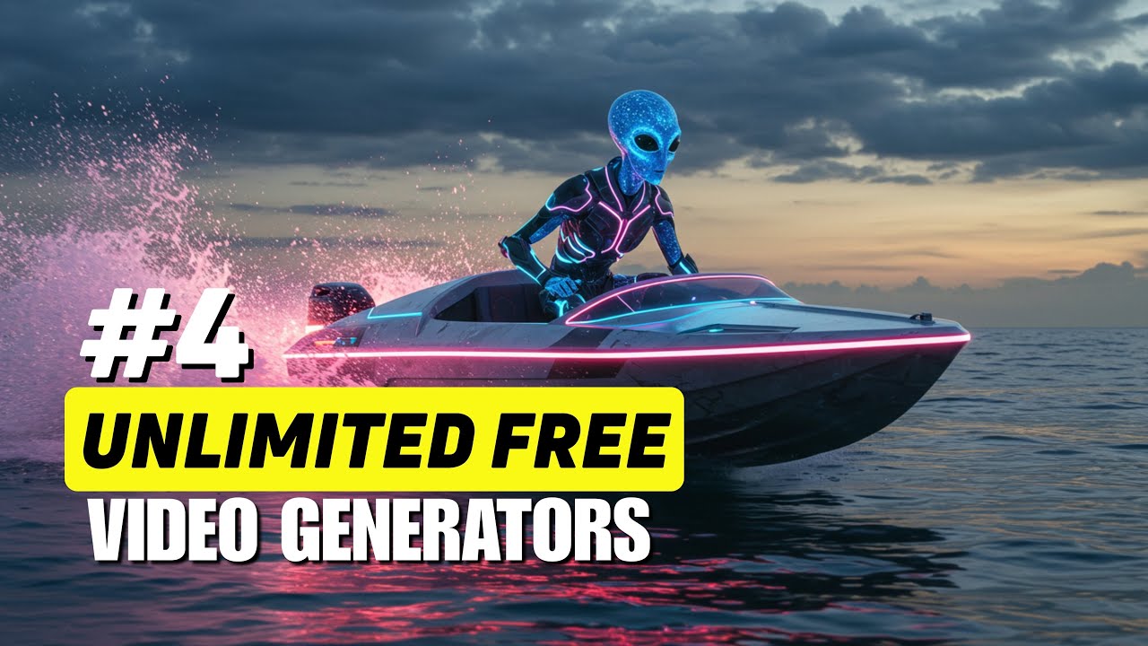 4 Image-to-Video & Text-to-Video Generators (FREE & UNLIMITED)