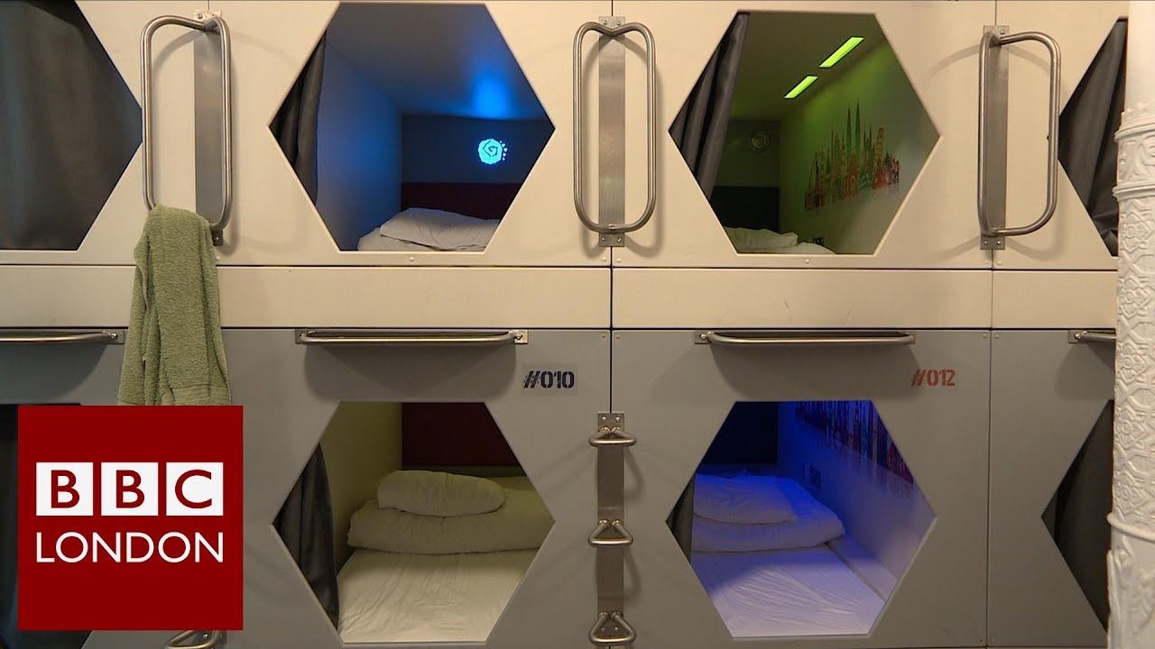 London's first capsule hostel - BBC London News