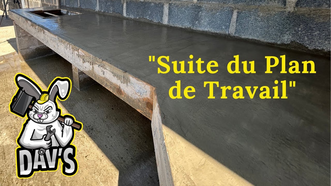 Plan de Travail Béton Parti 2