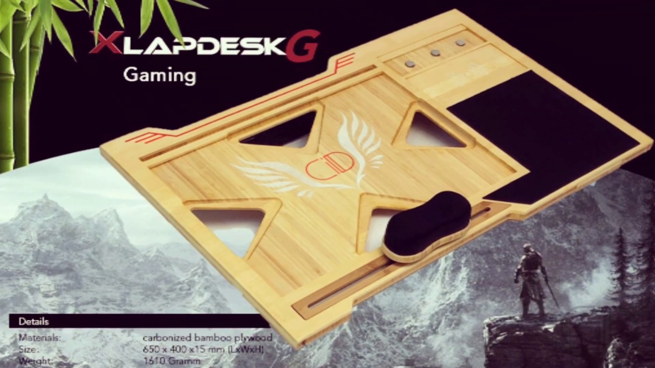 X LapDesk - Multifunctional Lap Desk Workstation is all about convenience