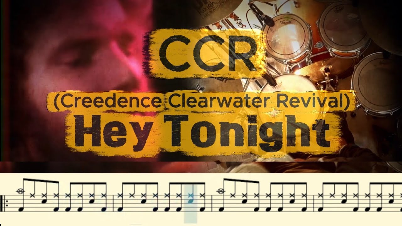 CCR - Hey Tonight. #drumcover #sheet_music #드럼커버 #드럼악보 #취미드럼 