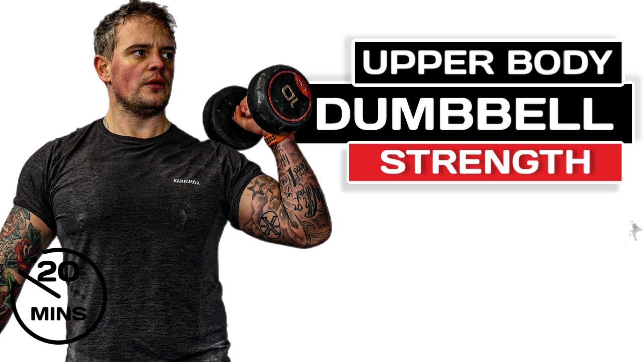 20 Min UPPER BODY DUMBBELL Workout (Superset Strength)