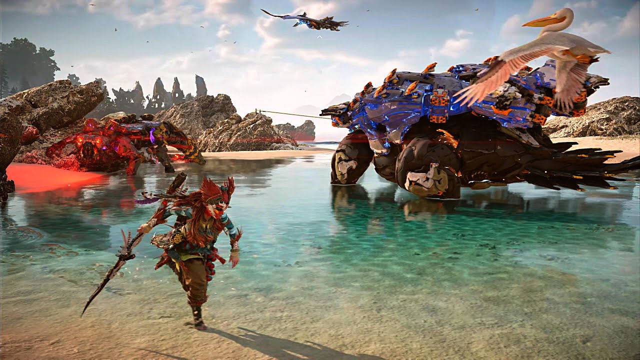 Snapmaw VS Apex Snapmaw But Shellsnapper Steals The Show | Horizon Forbidden West