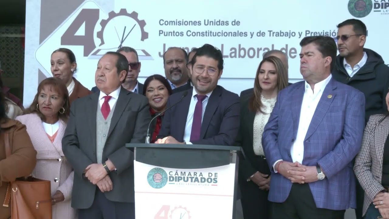 Conferencia de prensa del titular de la Secretaría del Trabajo y Previsión Social