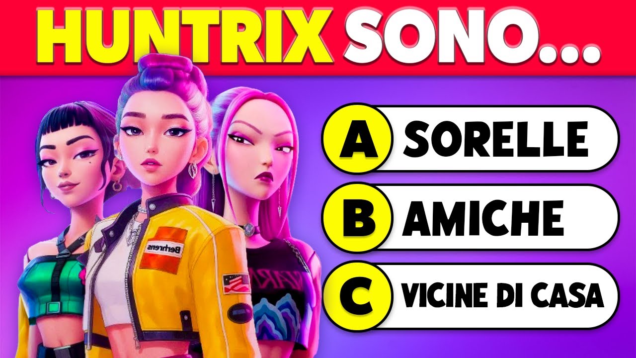 Quiz sul Film KPop Demon Hunters 🎬😈🔥 Huntrix, Saja Boys, Rumi, Mira, Zoey 🎙️