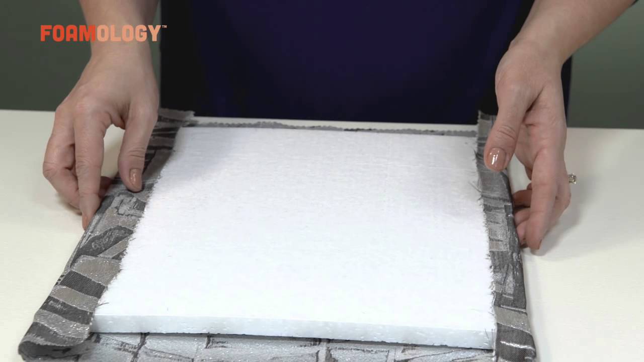 How to make fabric wall tiles with Rigid Design Foam