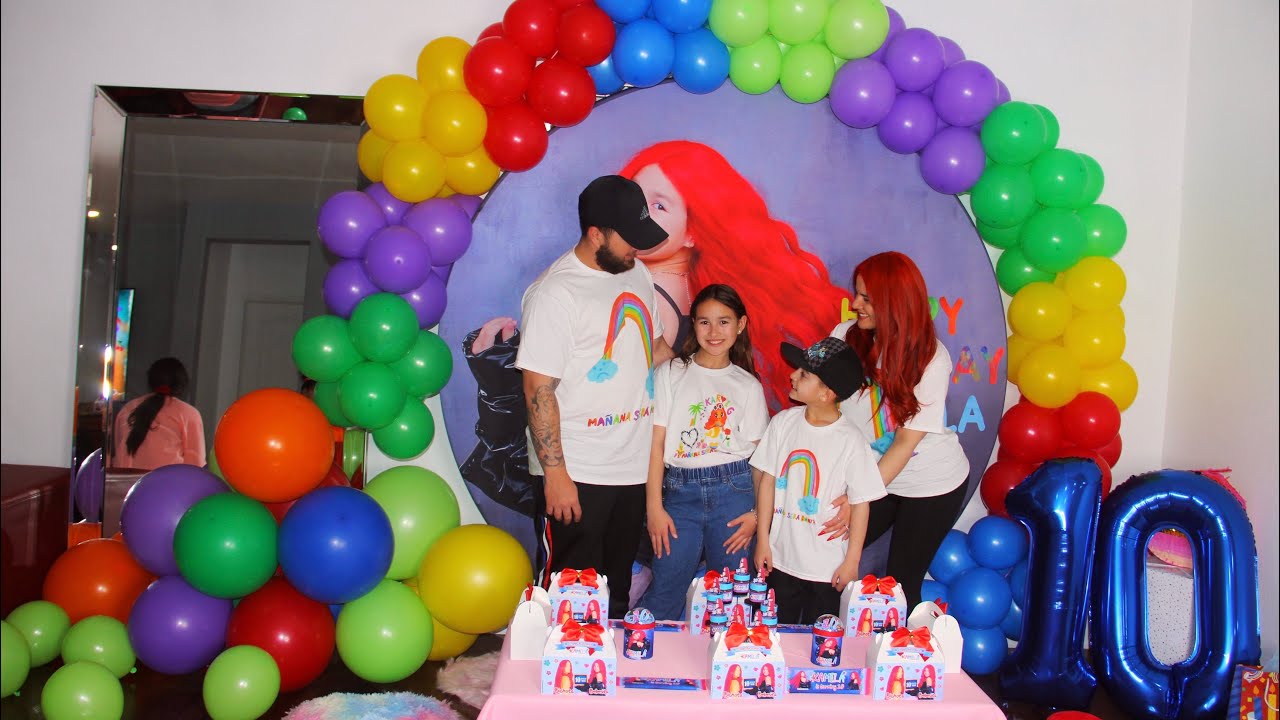 Cumpleaños de karol G SORPRESA para Kamila 🤗 mira su reacción #calzadillafamily