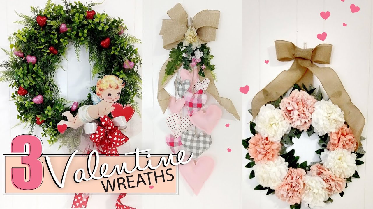 Dollar Tree Valentine DIY 2020 | Valentine Wreath DIY | Collab - Julie's Wreath Boutique