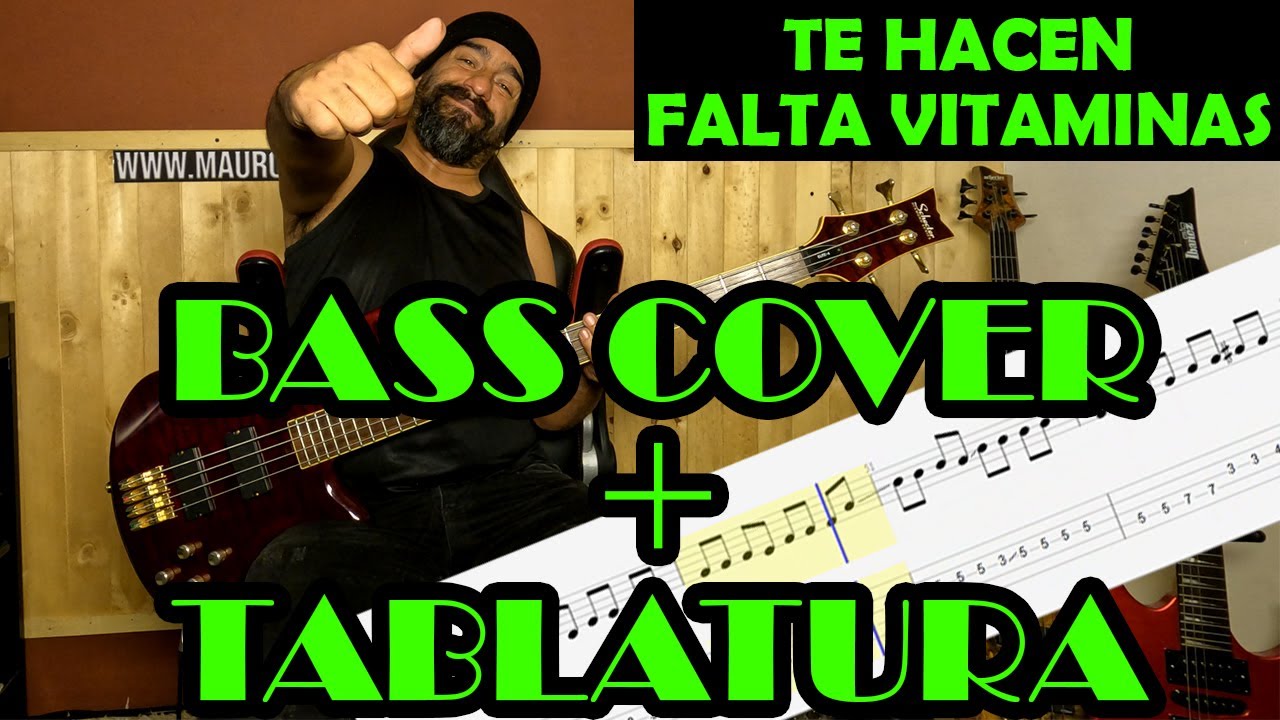 Te hacen falta Vitaminas – Soda Stereo – Cover en Bajo – Bass Cover + Tablatura