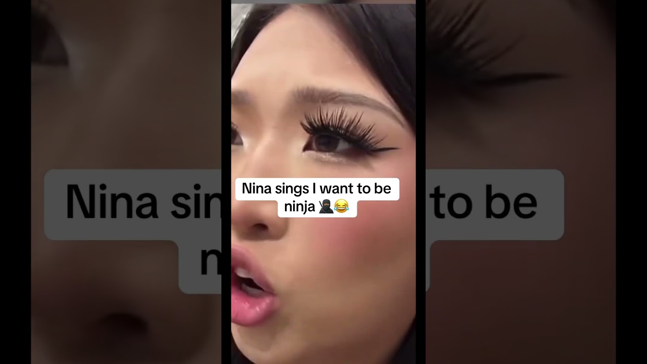 Nina sings I want to be ninja 😂 streamer university #funny #tiktok #viral #nina #streameruniversity