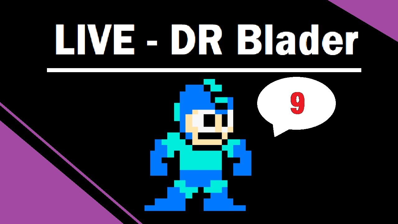 Live: Sofrimento puro em Megaman 9 😨 - DR Blader