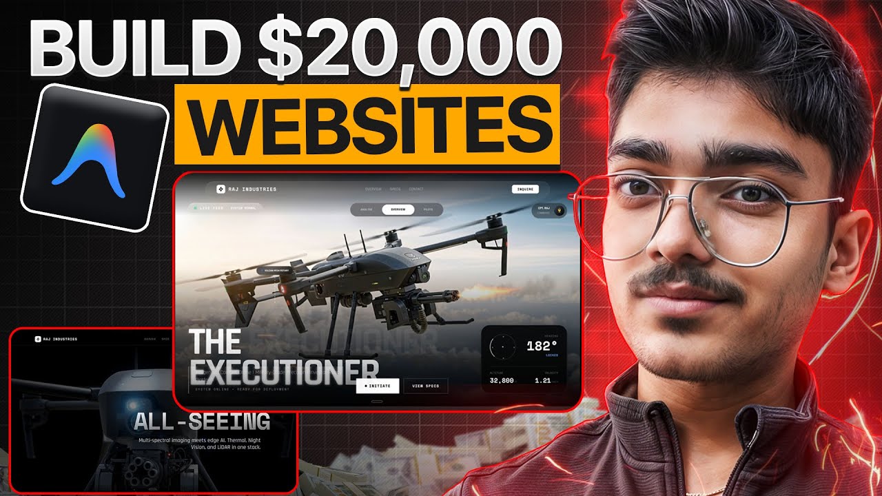 How To Build $20,000 Defense Websites with AI (Step‑by‑Step Tutorial)