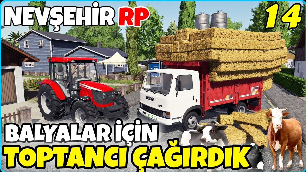 BALYALARIMI TOPTANCIYA SATTIM ! AHIRIMI TEMİZLEYİP GÜBREYİ YONCA TARLASINA SERPTİM  ❗️ FS22 RP