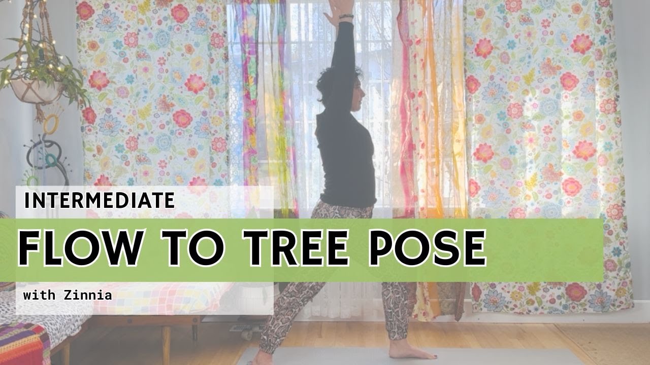 Flow to Tree Pose | Intermediate Yoga Practice for Hip Strength & Opening