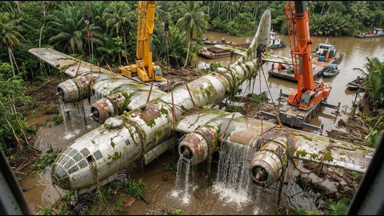 COMPLETE RESTORATION OF THE B-29 SUPERFORTRESS ABANDONED SINCE 1952 IN THE JUNGLE—FROM RUST TO GLORY