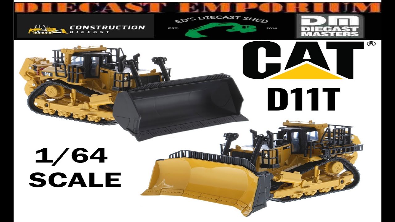 Diecast Masters Caterpillar D11T Track-Type Tractor (Bulldozer) 1:64 Scale