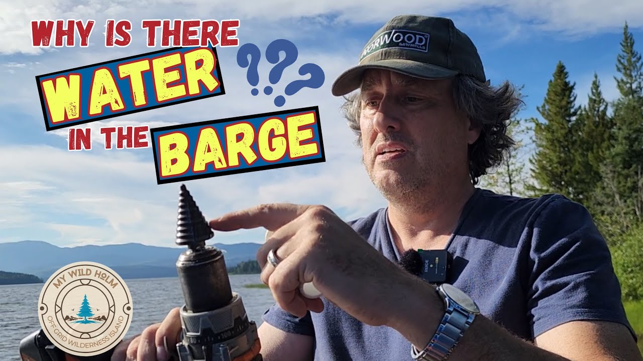 Off Grid Island Trouble: Water in the Barge! | MY WILD HOLM - S2 Ep29