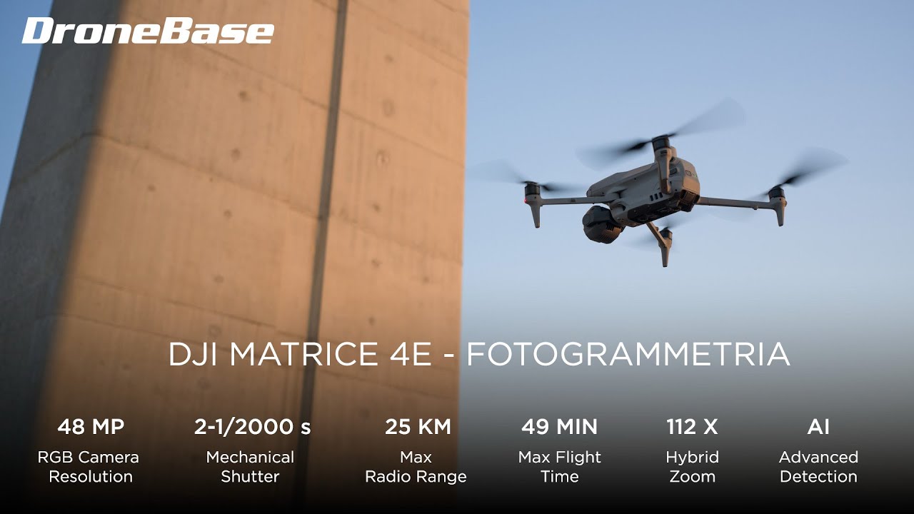 Tutorial - DJI Matrice 4E - Fotogrammetria