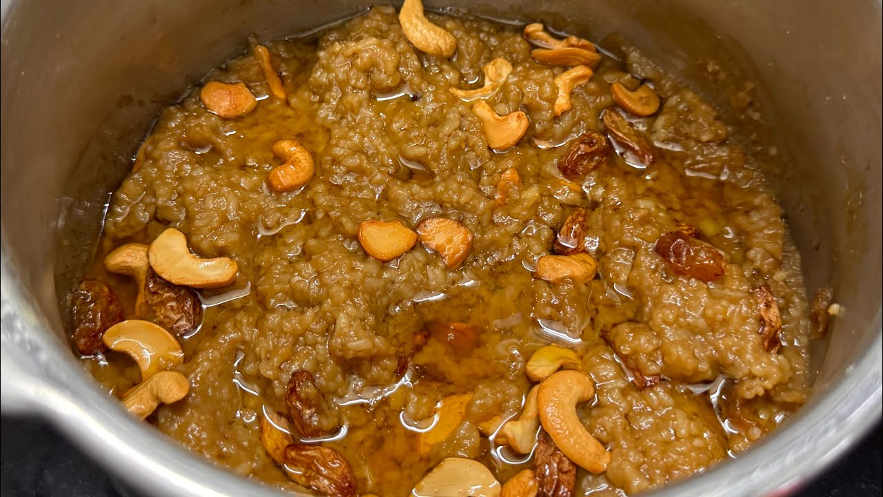 சர்க்கரை பொங்கல் இந்த அளவுகளோடு சுவையா செய்ங்க /sweetPongal recipe in cooker Tamil/sarkarai Pongal 