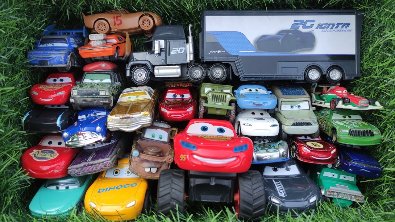 Disney Pixar Cars Unboxing Review | Lightning McQueen bubble RC Car | Monster Truck