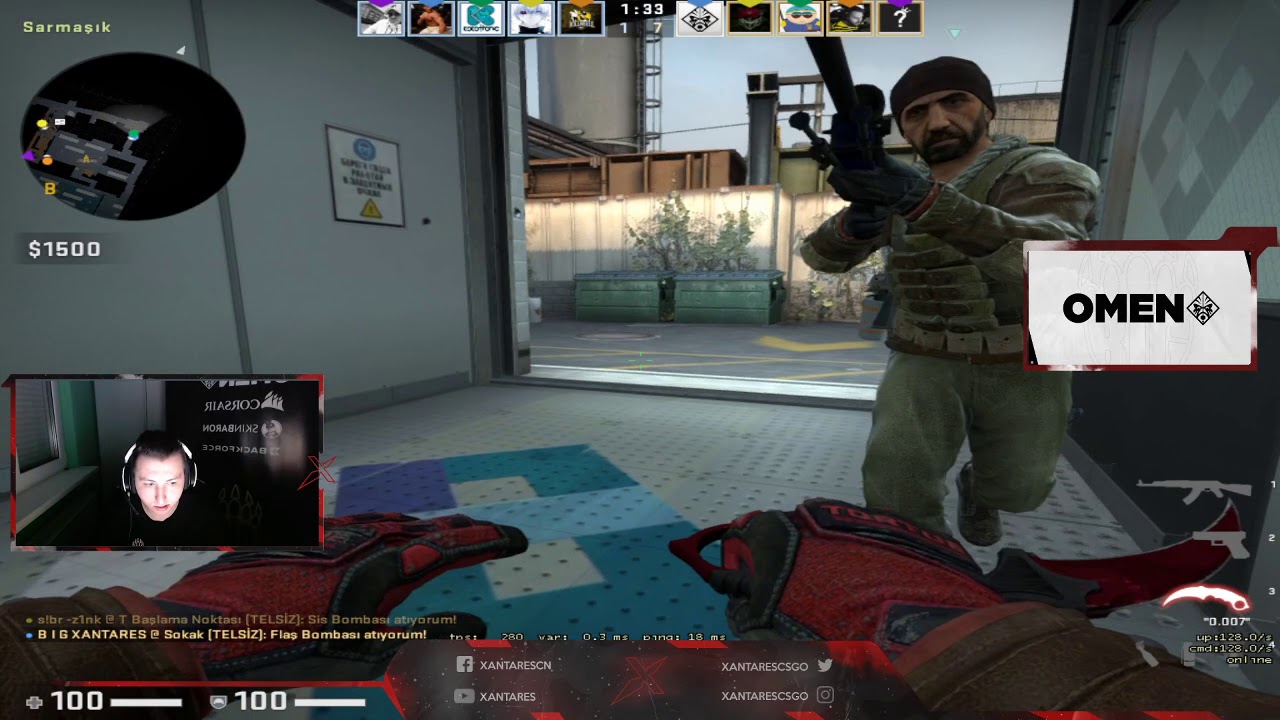 XANTARES DESPE,E1,MAHMUT ORHAN İLE FACEİT OYNUYOR!!!  EĞLENCE DOLU MAÇ GECE SNEEKY YAYIN!!