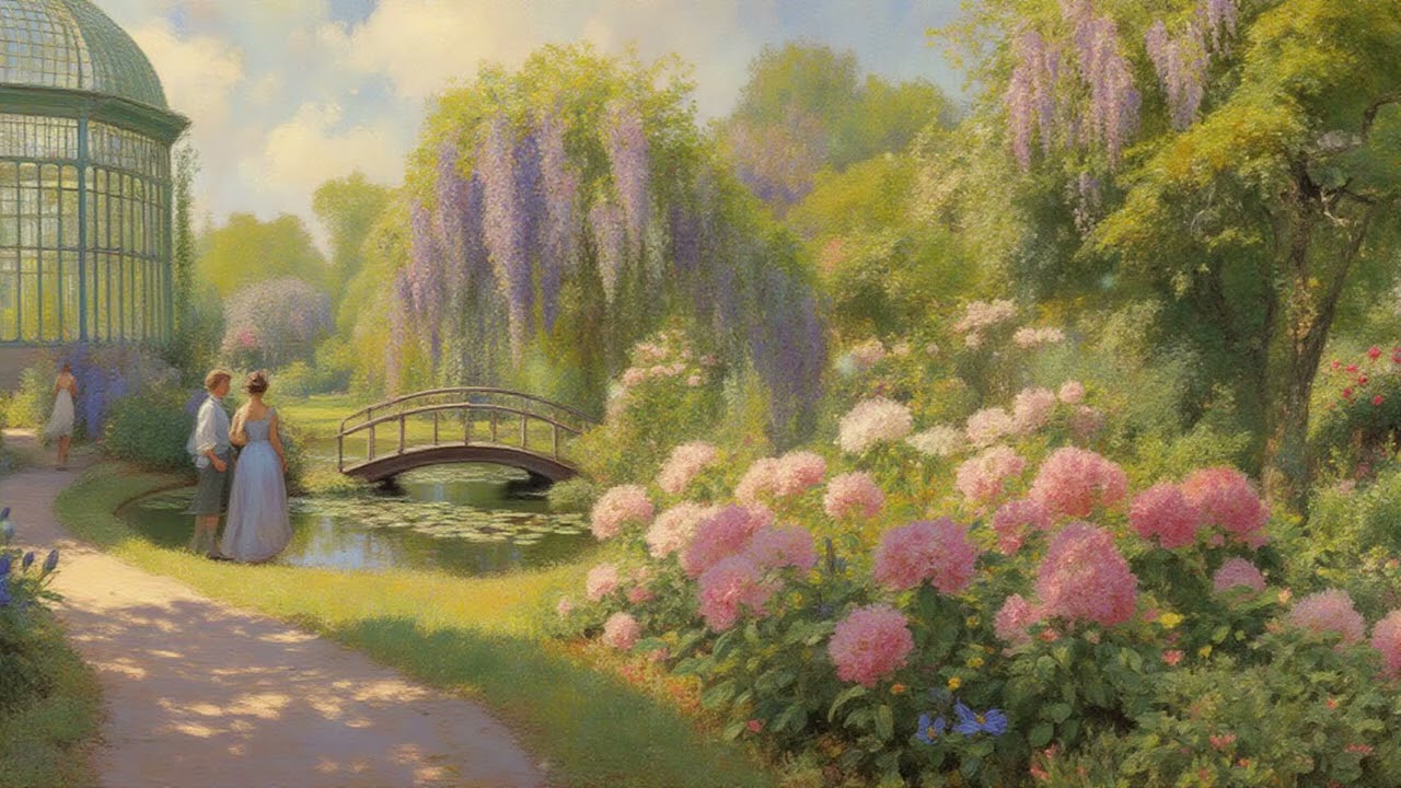 𝐅𝐑𝐄𝐍𝐂𝐇 𝐆𝐀𝐑𝐃𝐄𝐍 🌸Instrumental jazz — Spring Walk Playlist