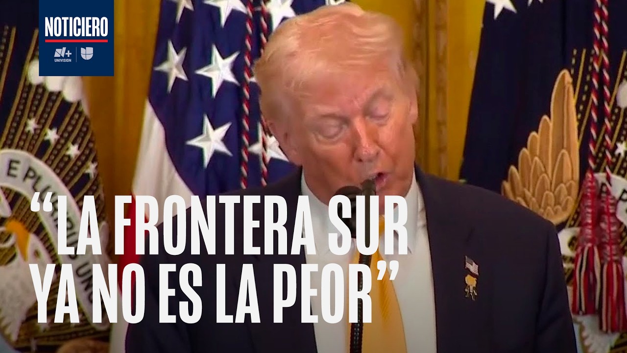 “Detuvimos la invasión en la frontera sur”: Asegura Donald Trump desde la Casa Blanca