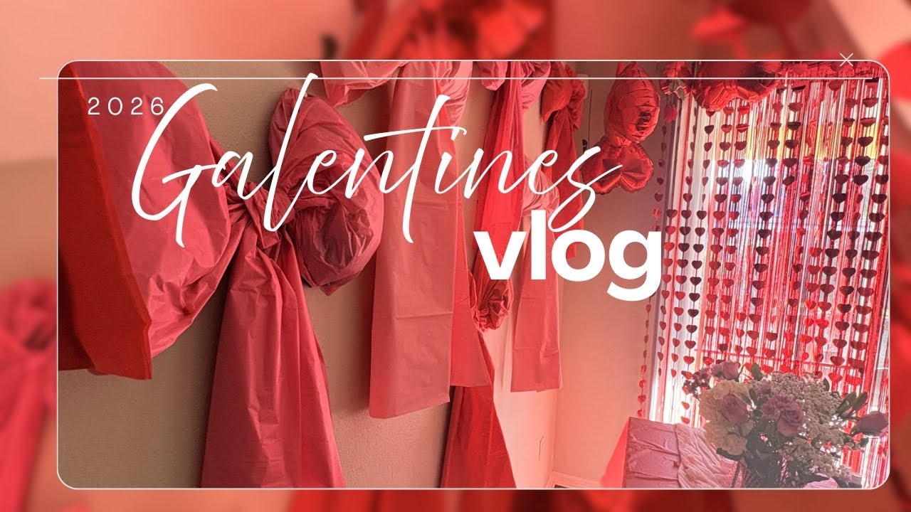 Galentines 2026 | decorate, clean, yap & party with me!