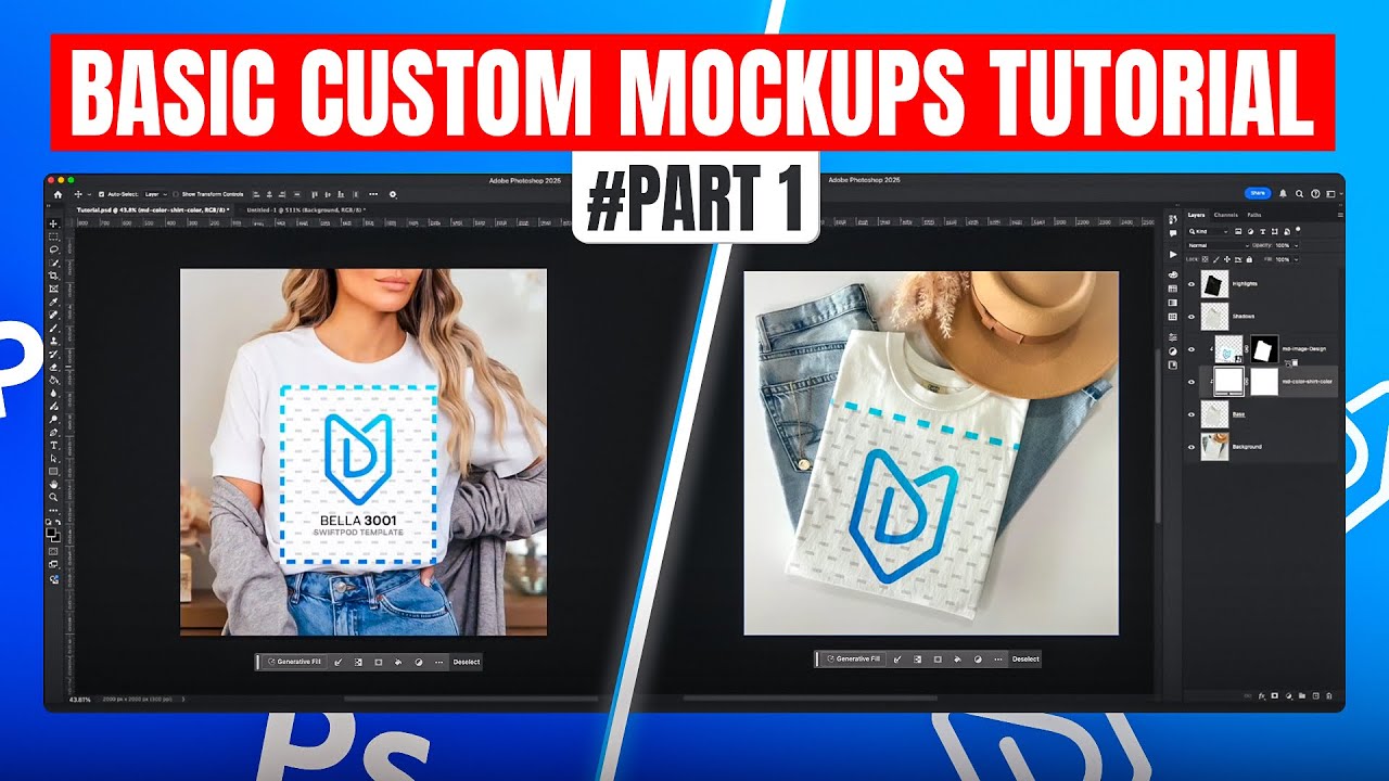 Базовый урок по созданию пользовательских макетов в MyDesigns (PSD / Photoshop / Photopea) - Часть 1