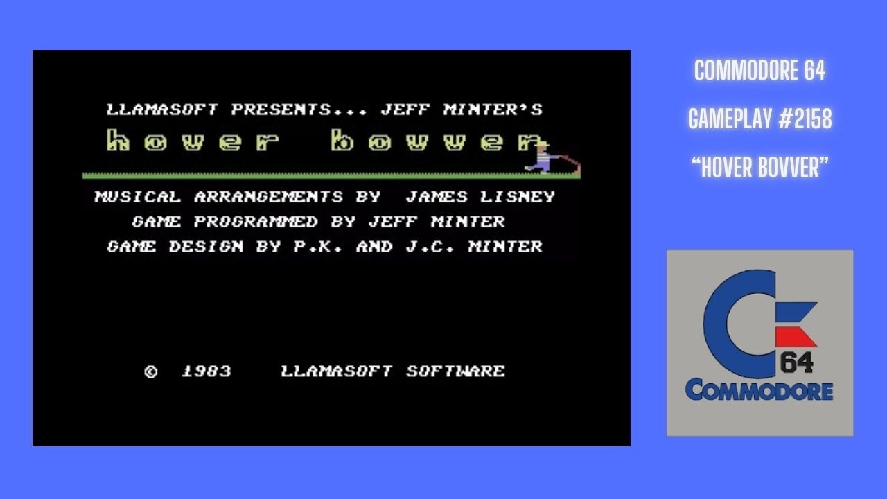 Hover Bovver (Commodore 64 / Gameplay #2158)