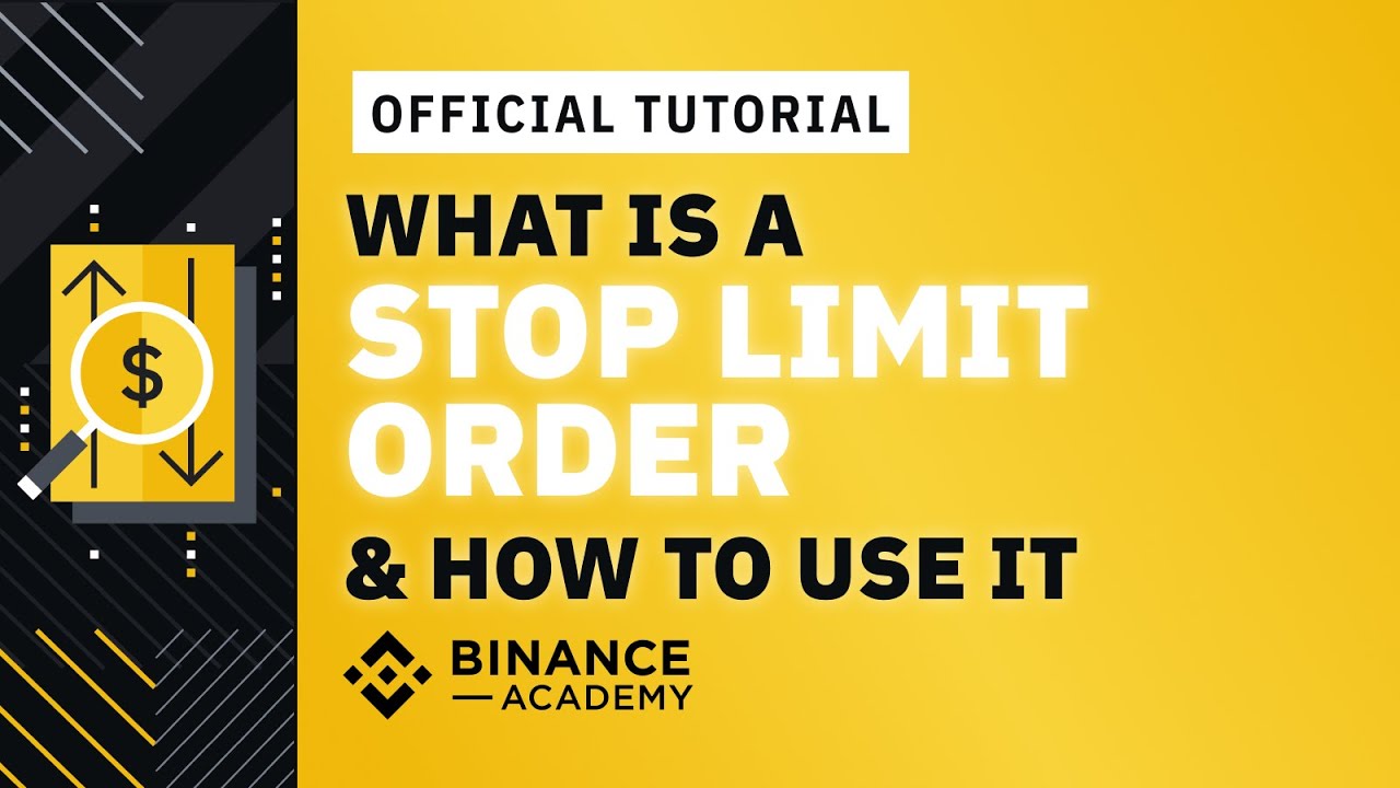 Как использовать Stop Limit (Stop Loss) на Binance | Объяснение для начинающих