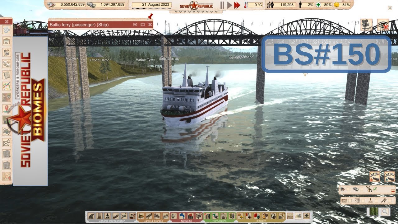 BS150: Our first self produced ship is on the way | Siberia realistic | workers and resources