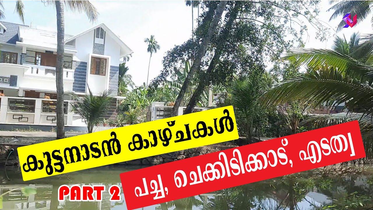 കുട്ടനാടൻ കാഴ്ചകൾ -PART 2- പച്ച ചെക്കിടിക്കാട് , എടത്വ , കുട്ടനാട് താലൂക്ക്  PACHA, EDATHUA-KUTTANAD