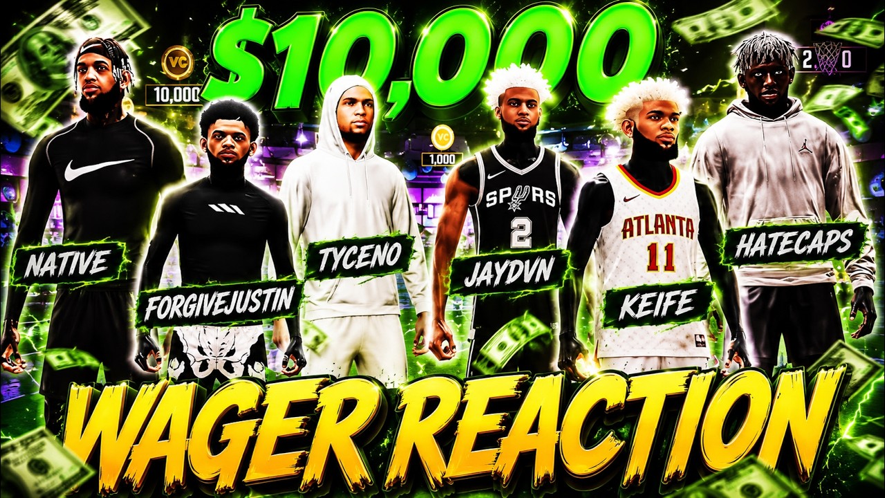 Keife Wagered ForgiveJustin Tyceno & Native For $10,000 In The Biggest Wager Of The Year On NBA2K22😱