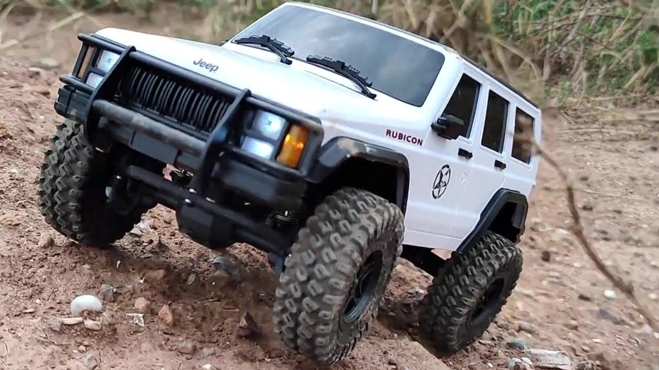 AMAZING CLONE TRX4M JJRC C8809 1/18 SCALE JEEP CHEROKEE 4X4 ADVENTURE OFF-ROAD