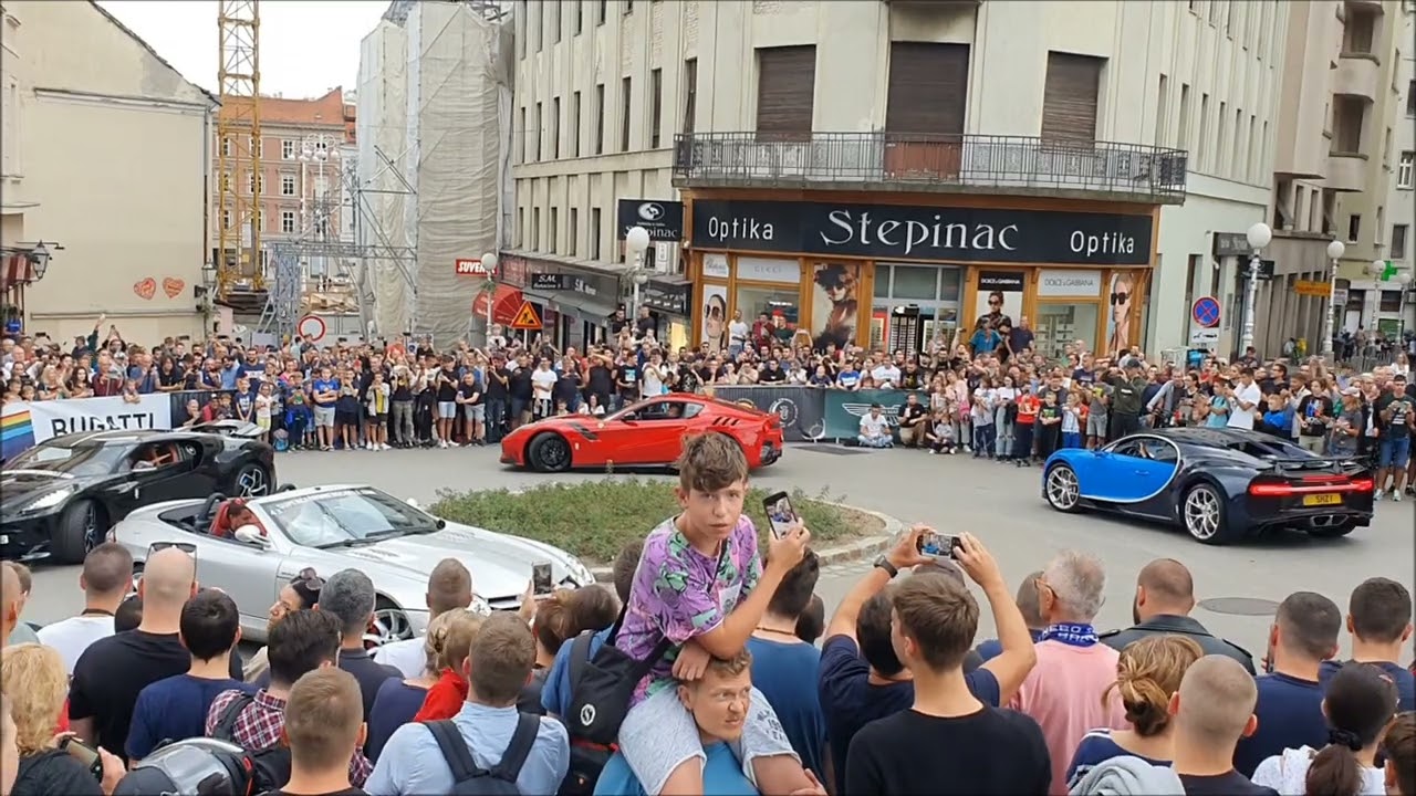 Supercar owners circle Zagreb(Croatia) 2022