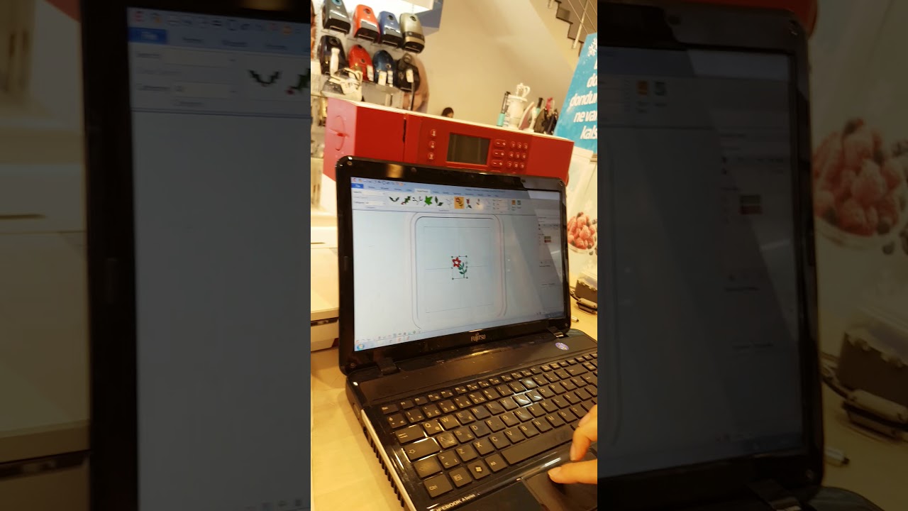 Pfaff desen secimi ve yuklenmesi