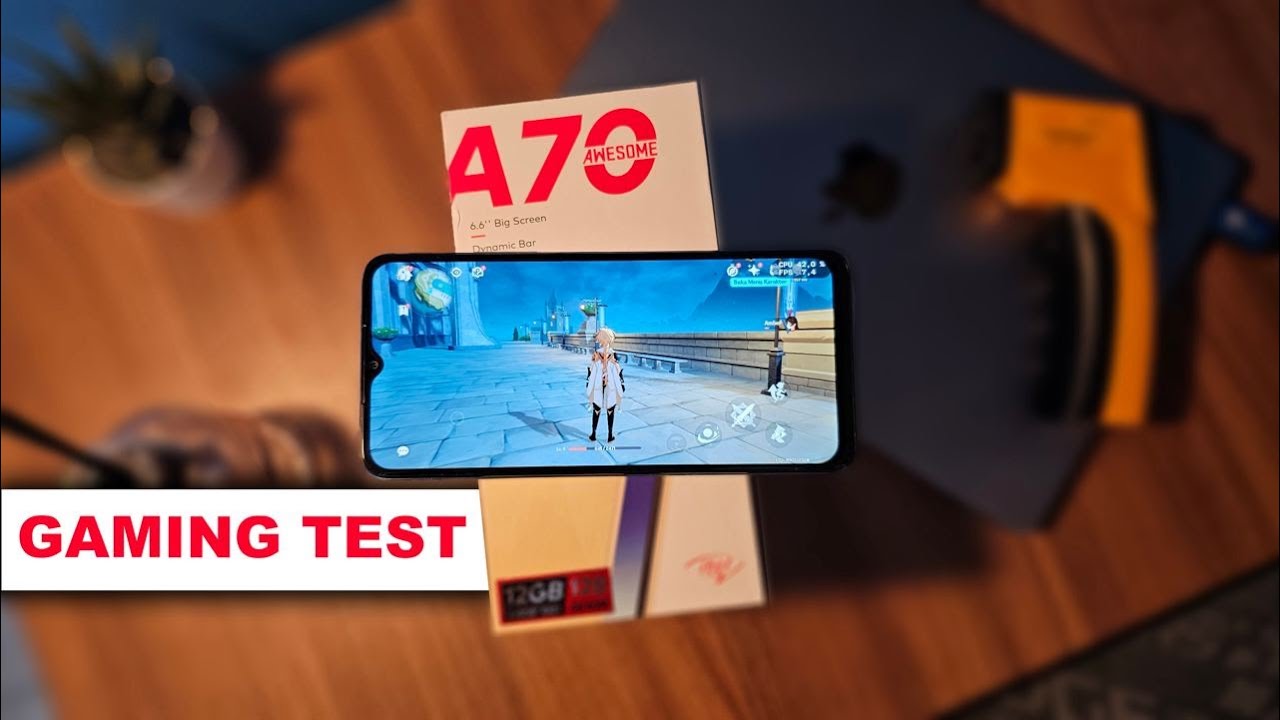 Genshin Impact + Mobile Legends Test Di ITEL A70 🔥🔥🔥