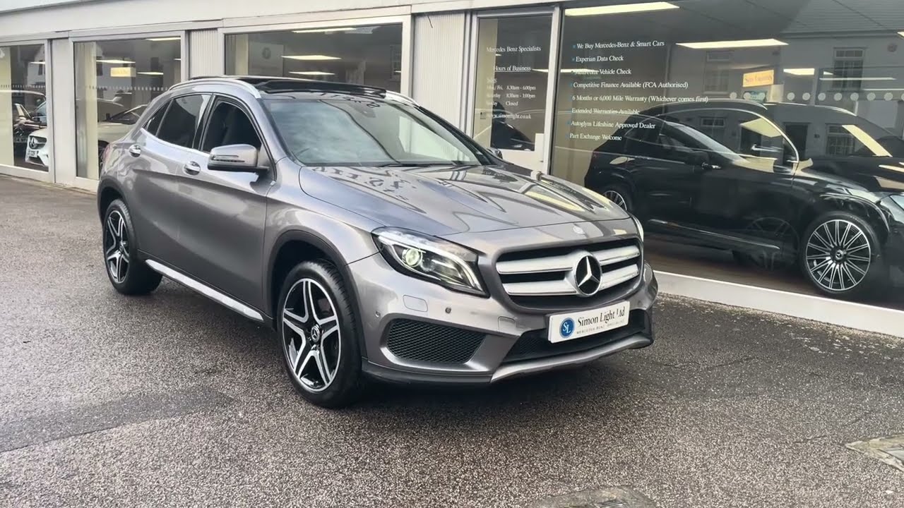 2016/66 Mercedes-Benz GLA250 AMG Line Premium Plus 4-Matic Petrol, FSH, 47020 Miles, Pan Roof, Grey