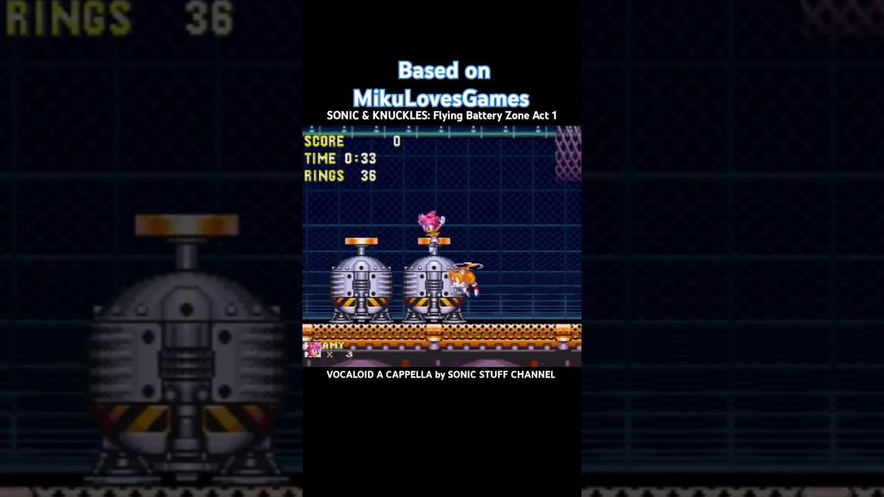 Sonic & Knuckles: Flying Battery Zone Act 1 - Vocaloid a cappella