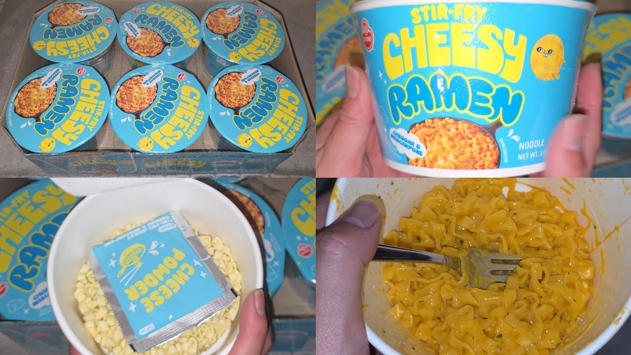 Costco Sale Item Review Otoki Stir-Fry Cheesy Ramen Cheddar & Mascarpone Taste Test